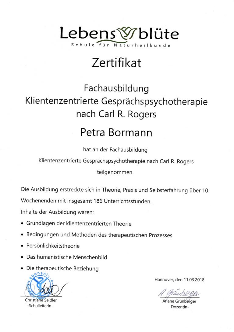 Gesrächstherapie
